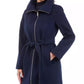 Women's Belted Zip-Front Coat, Created for Macy's