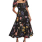 Marchesa Notte Floral Dress