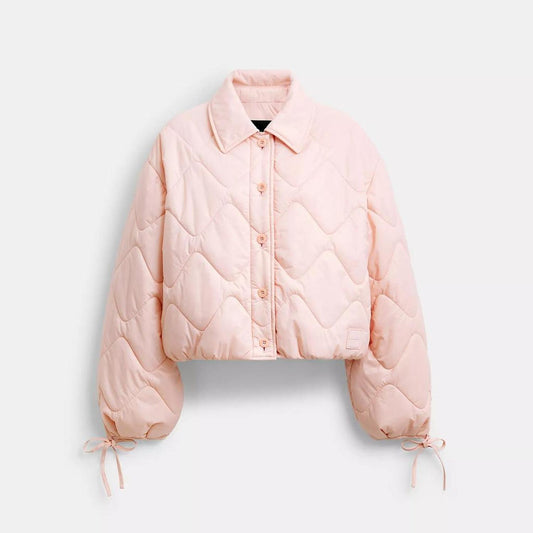 Quilted Blouson Jacket In Recycled Nylon