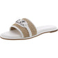 Womens Woven Round toe Flatform Sandals