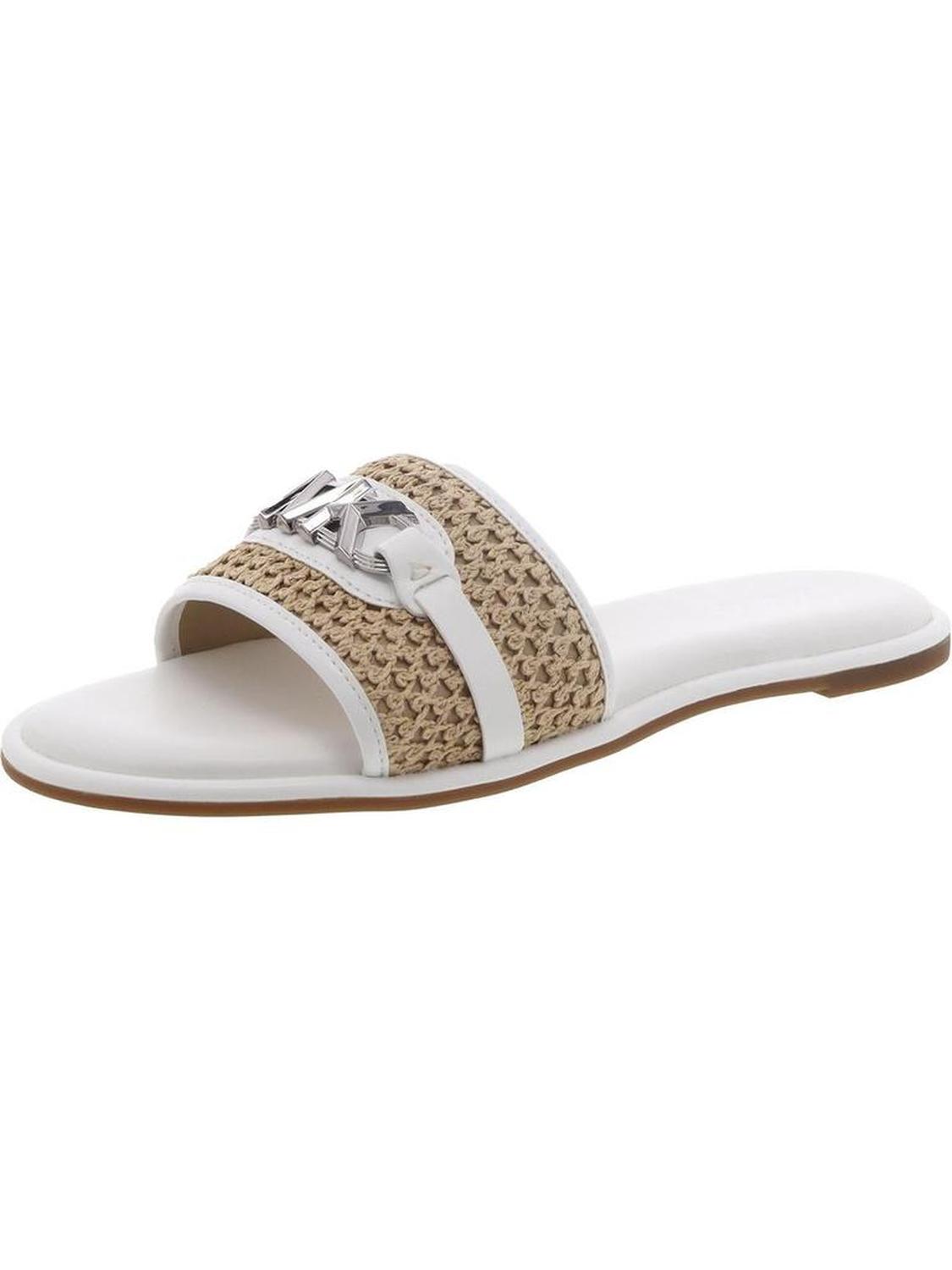 Womens Woven Round toe Flatform Sandals