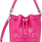 Pink 'The Leather Bucket' Bag