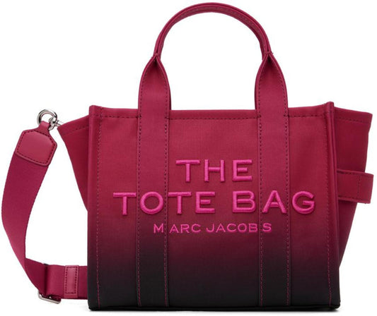 Pink & Black 'The Ombré Coated Canvas Small' Tote