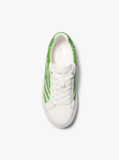 Romey Mixed-Media Platform Sneaker