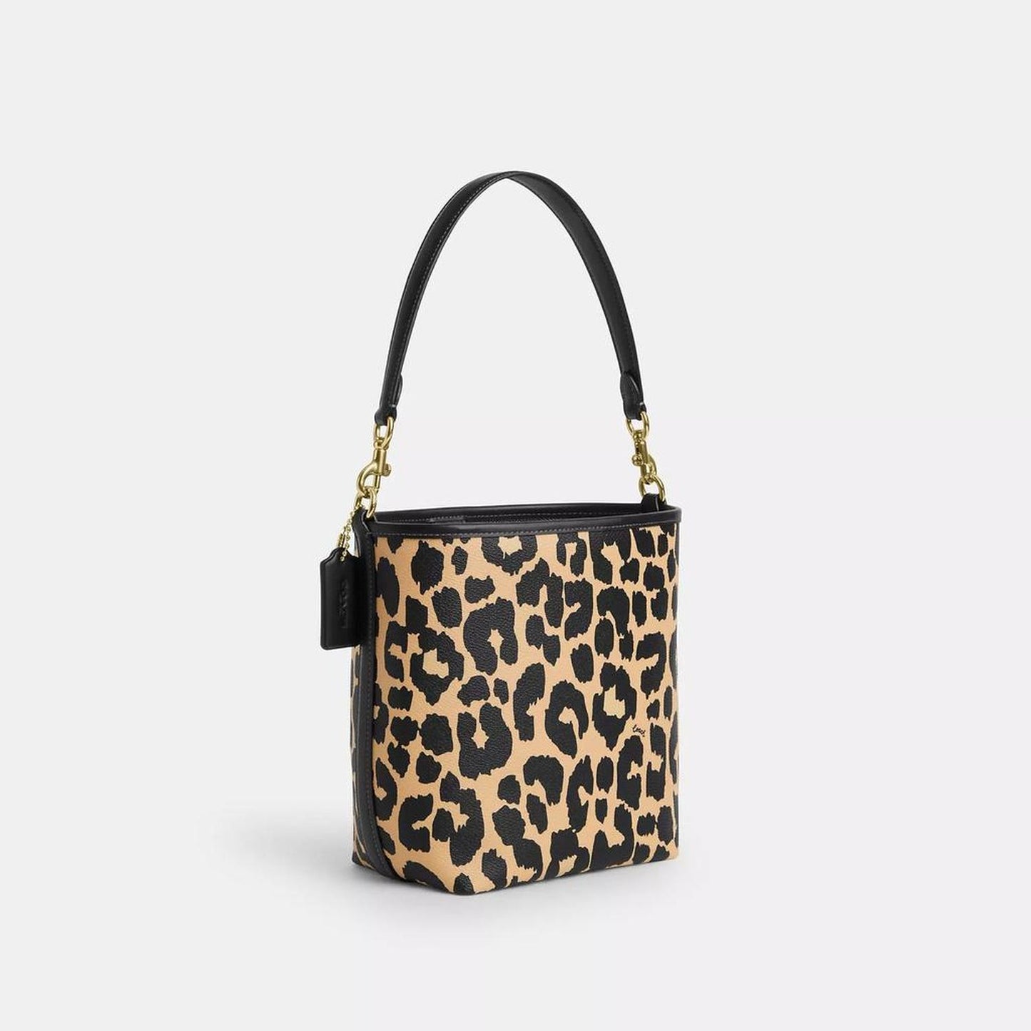 Coach Outlet City Bucket Bag With Leopard Print