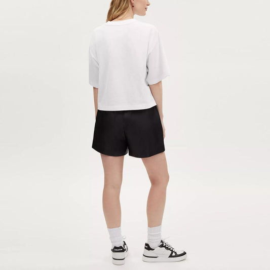 Coach Outlet New York Cropped T Shirt In Organic Cotton