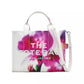 The Medium Floral Leather Tote Bag