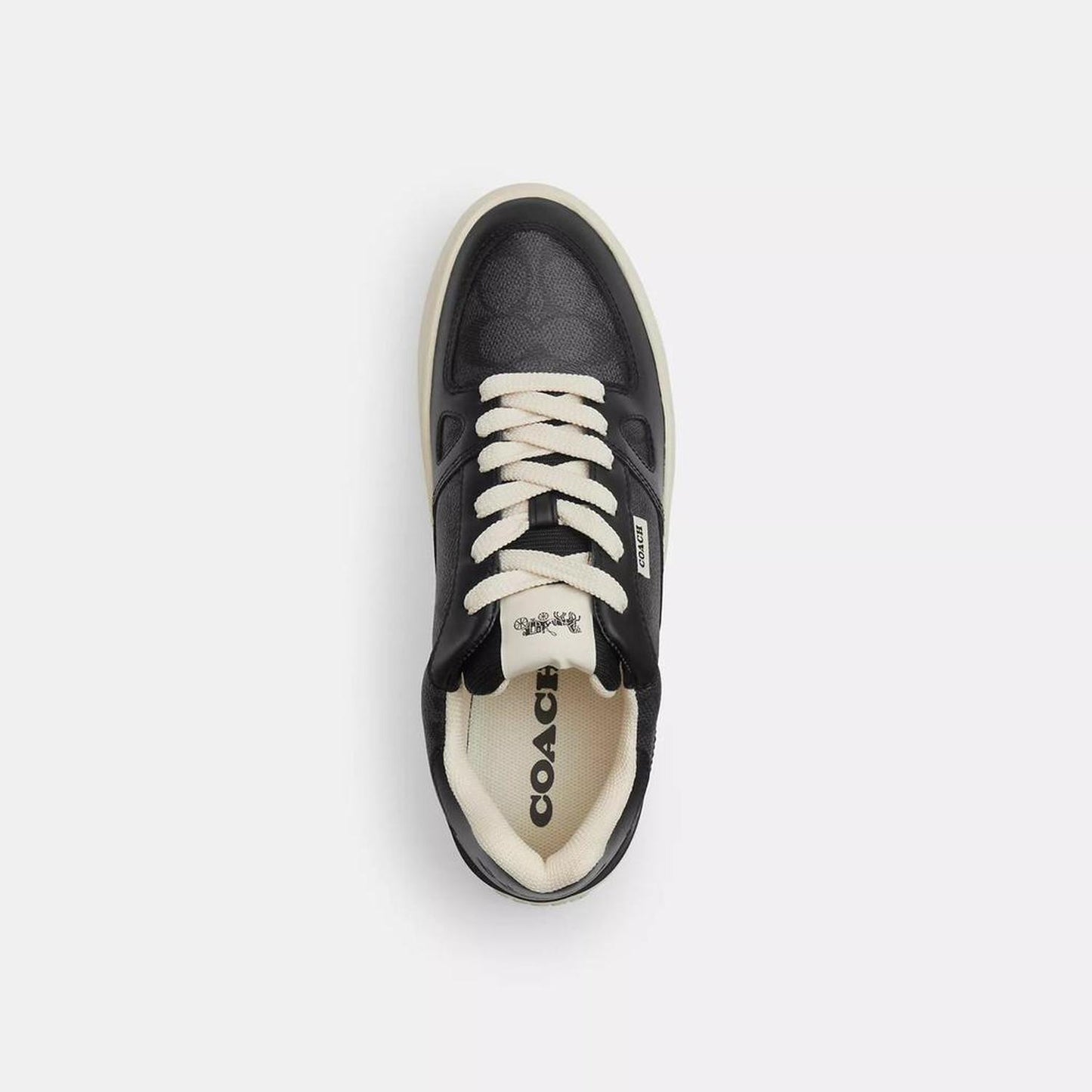 Clip Court Low Top Sneaker In Signature Canvas