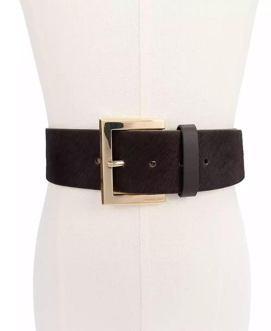 Women's Wide Calf Hair Leather Belt