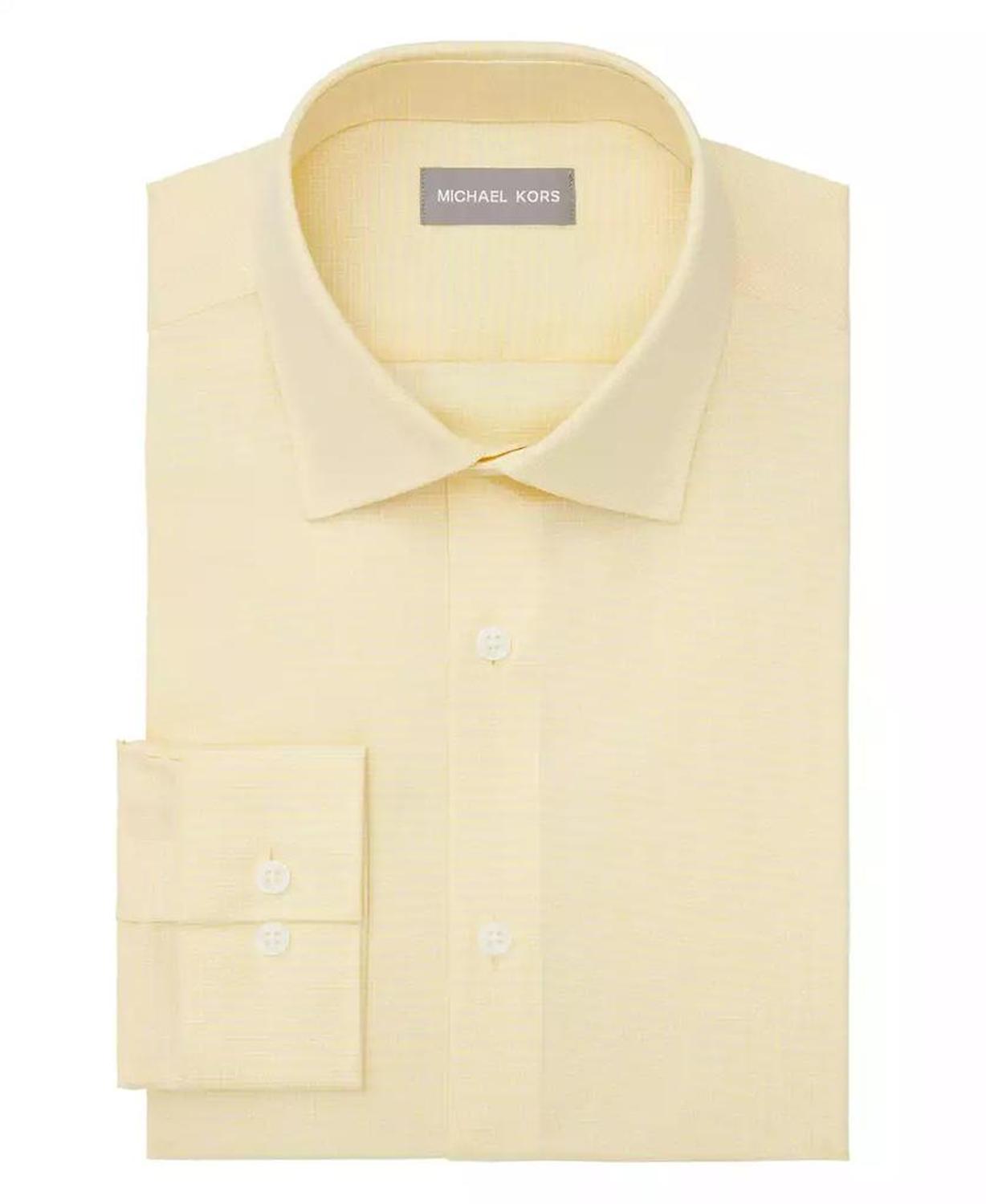 Men's Regular Fit Comfort Stretch Dress Shirt