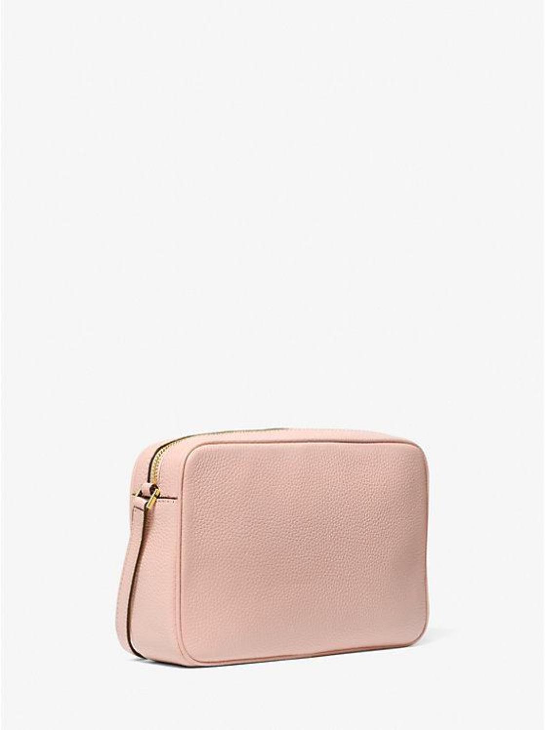 Jet Set Large Pebbled Leather Crossbody Bag