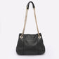 Michael Kors Black Leather Jet Set Tote