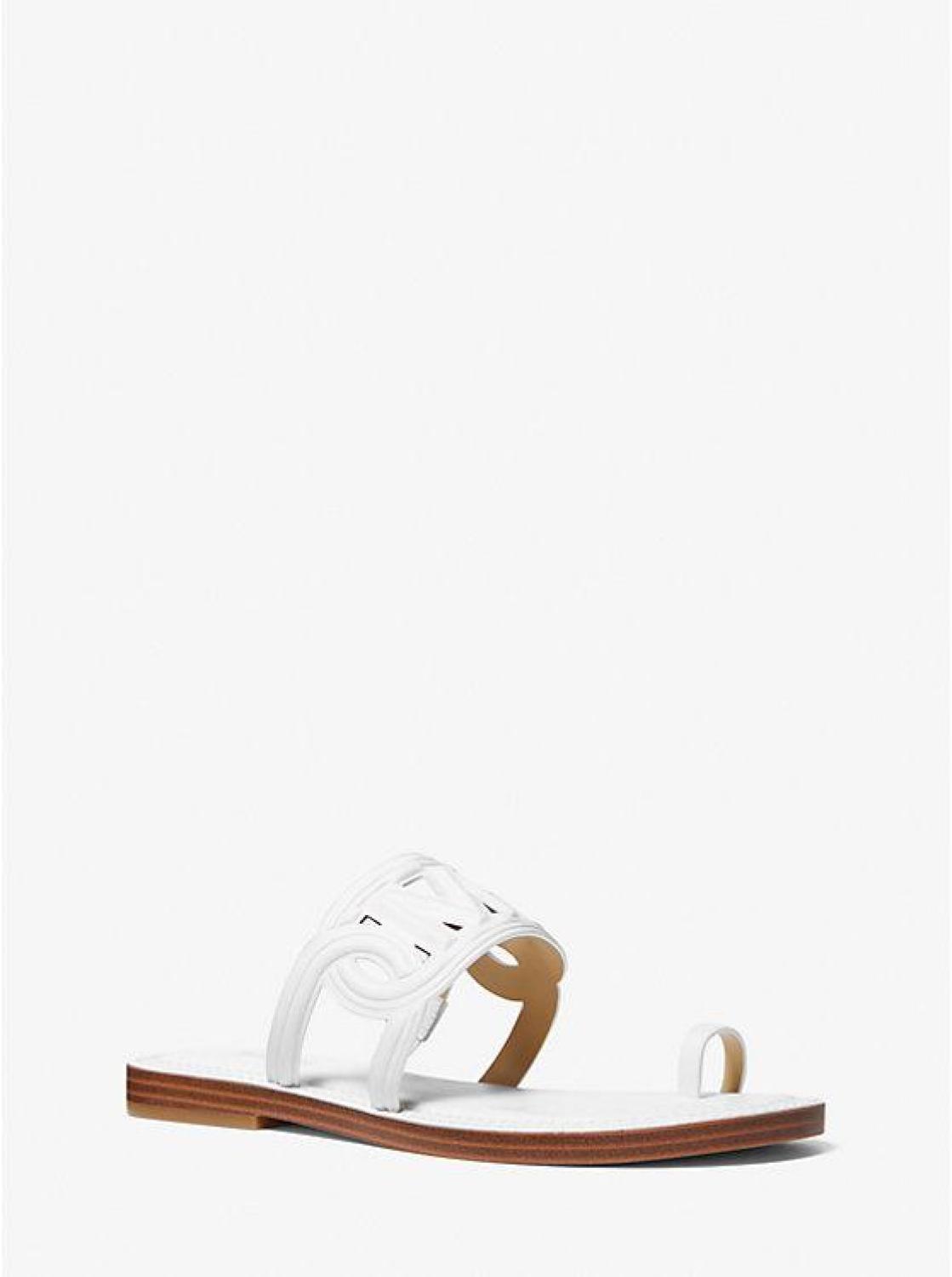 Alma Leather Flat Sandal