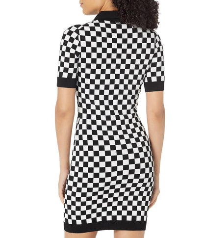 Eco Check Midi Dress