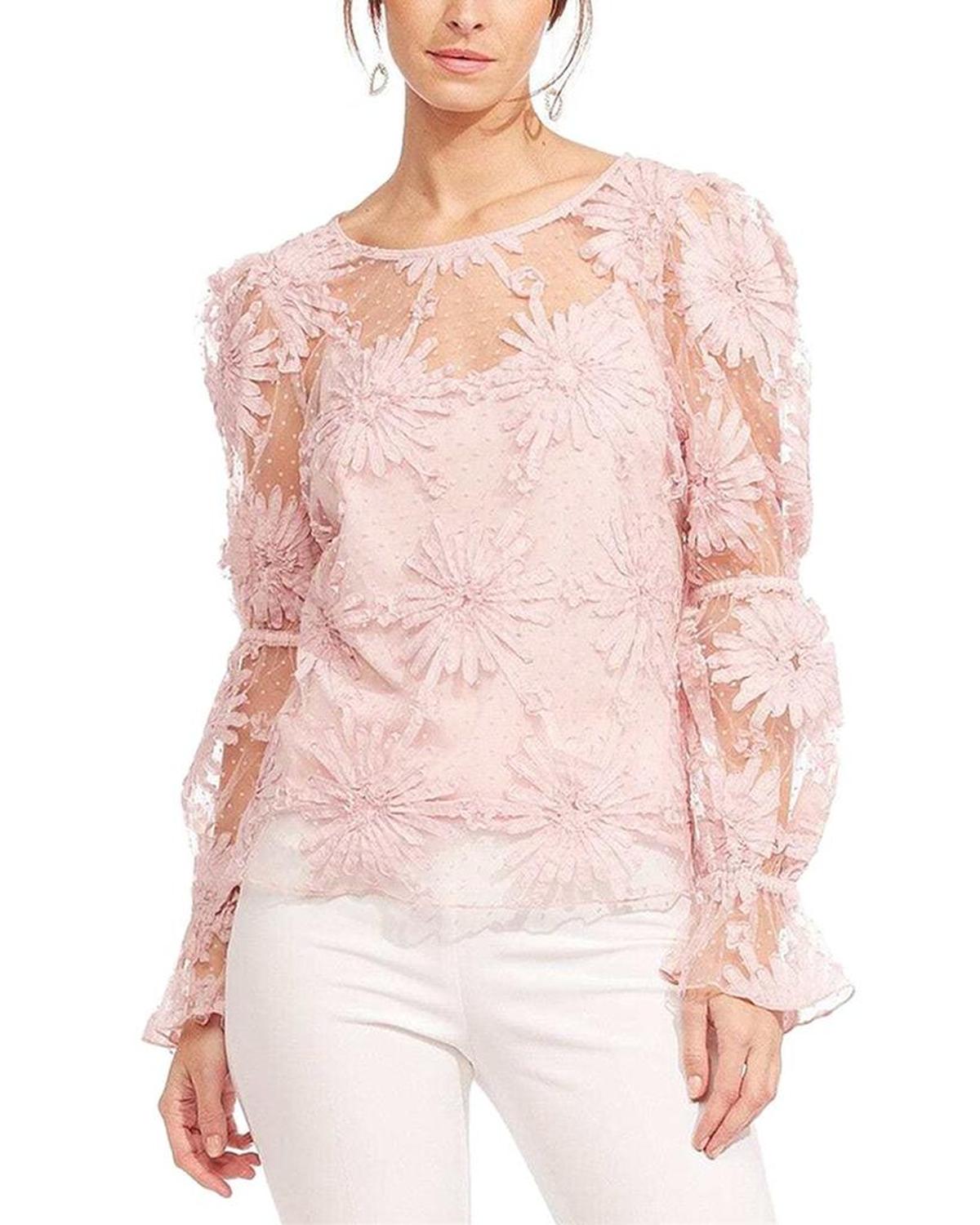 Eva Franco Lace Floral Blouse