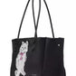 Whiskers Crystal Embellished Large Everything Tote