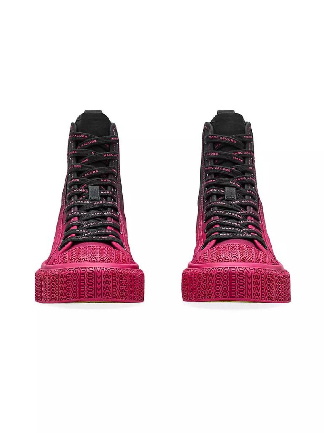 The High-Top Ombré Canvas Sneakers