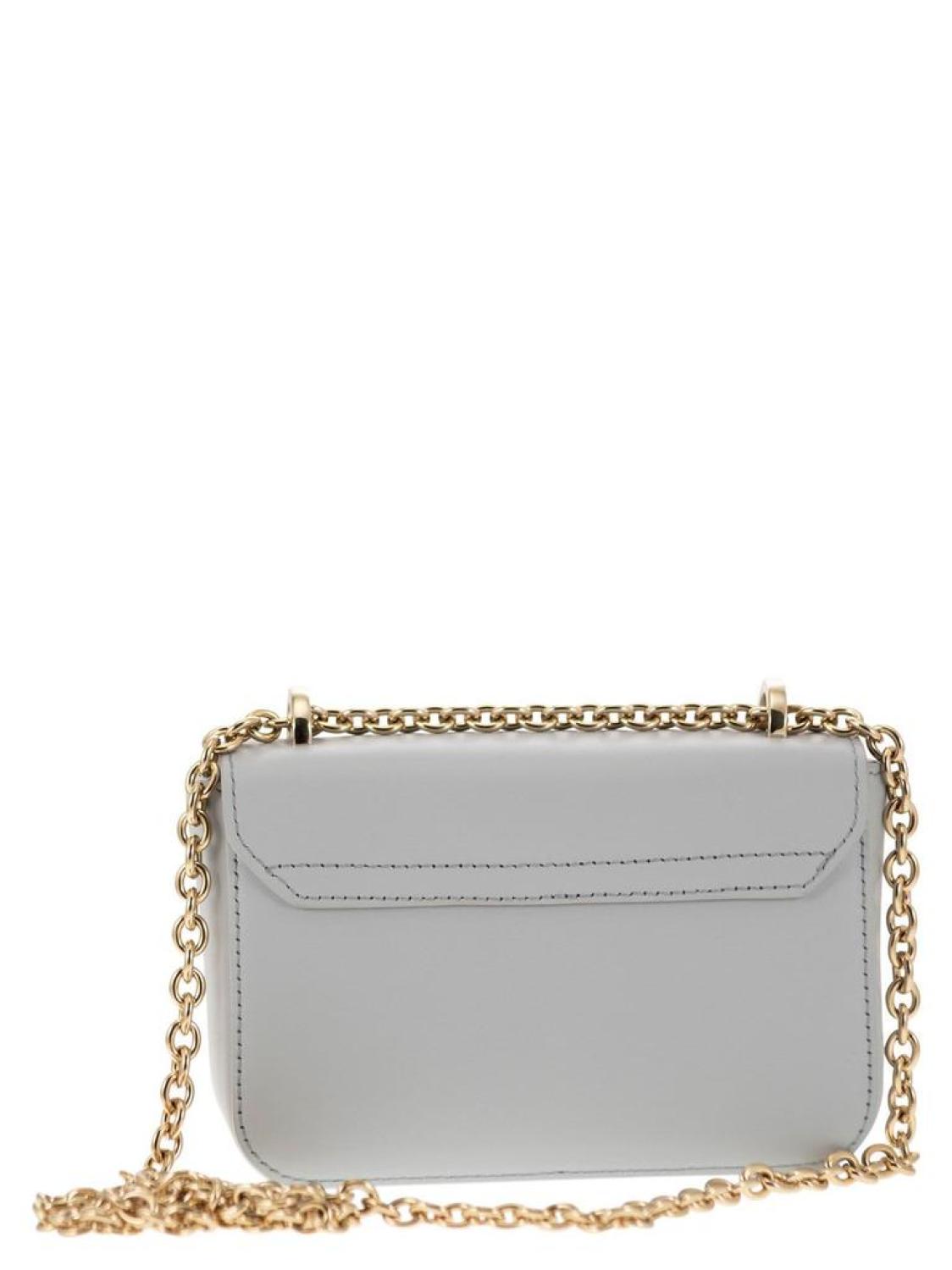 Furla Metropolis Logo Engraved Mini Shoulder Bag