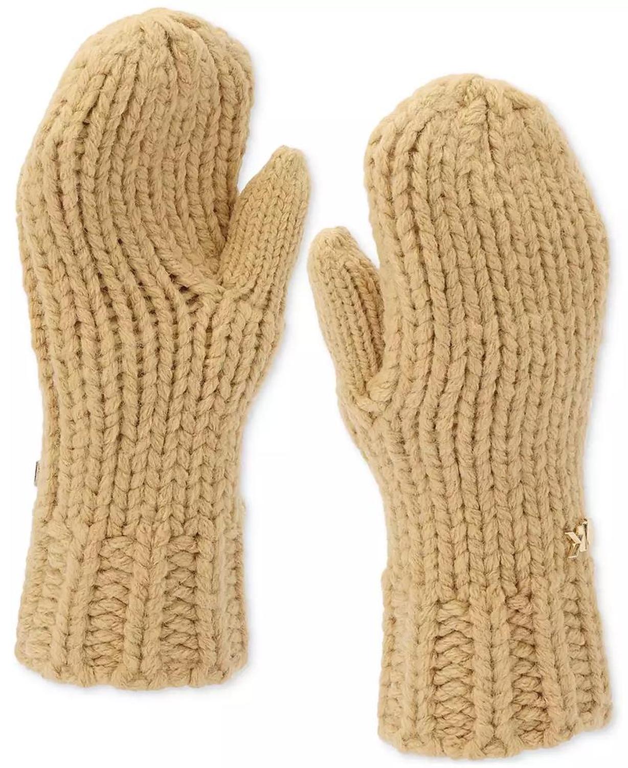 MICHAEL Women's Logo Detail Super Chunk Mittens