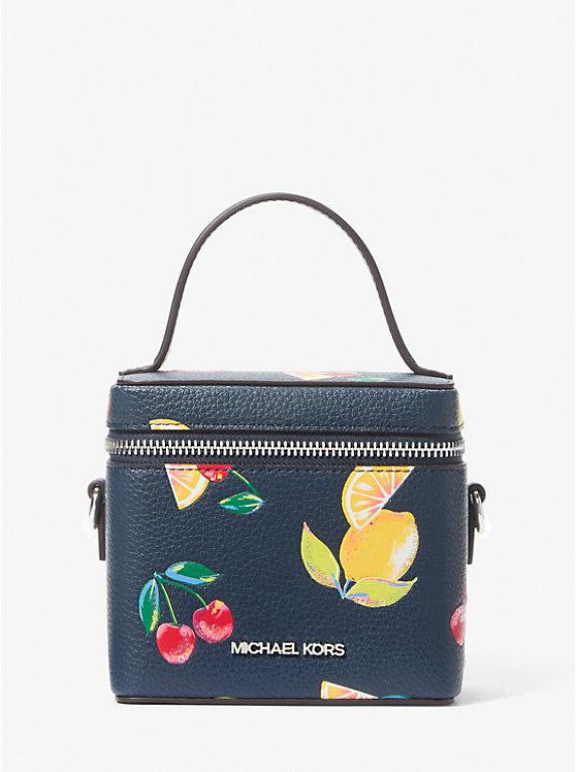 Sandrine Small Sequined Fruit Print Crossbody Bag