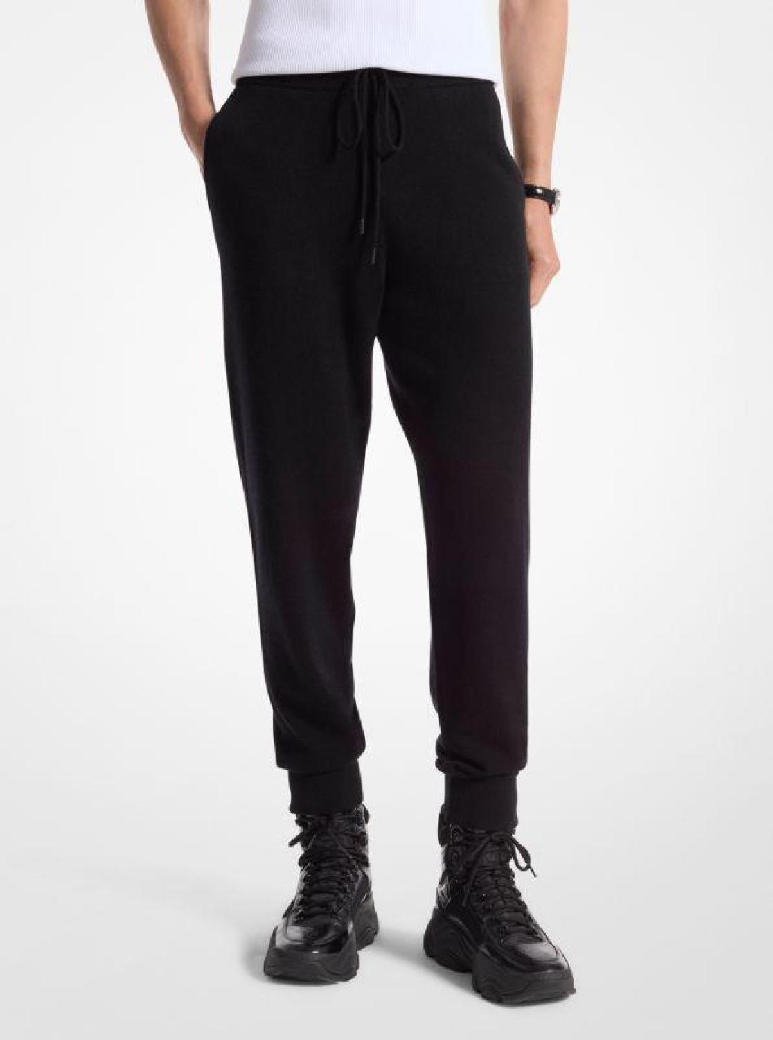 Wool and Cashmere Blend Joggers