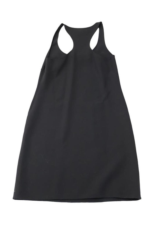 Michael Kors Tank Racerback Dress in Black Wool