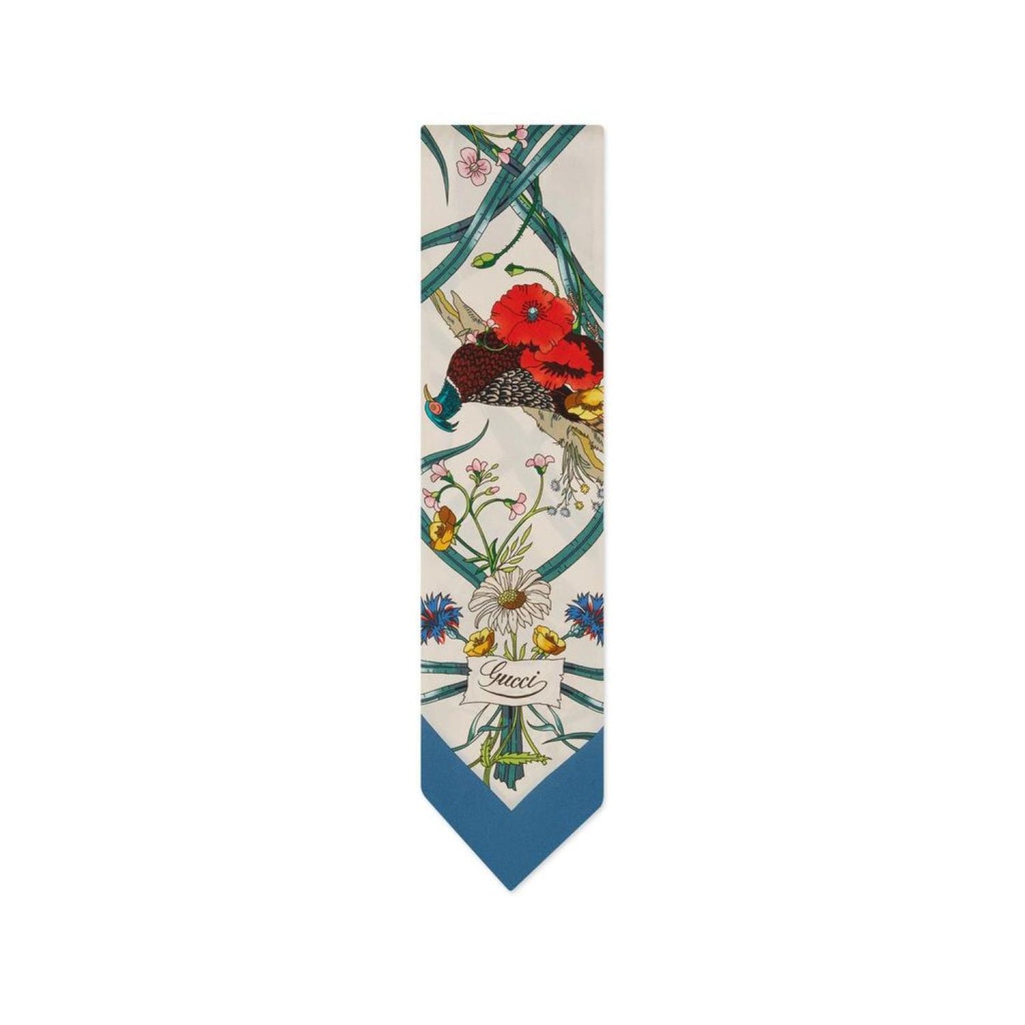 Gucci X Disney Silk Twill Mickey Lac Neck Bow Scarf