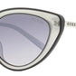 Guess Women's Cateye Sunglasses GU3061 20C Frosted Transparent Gray 54mm