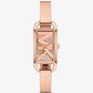 Mini Empire Pavé Rose Gold-Tone Bangle Watch