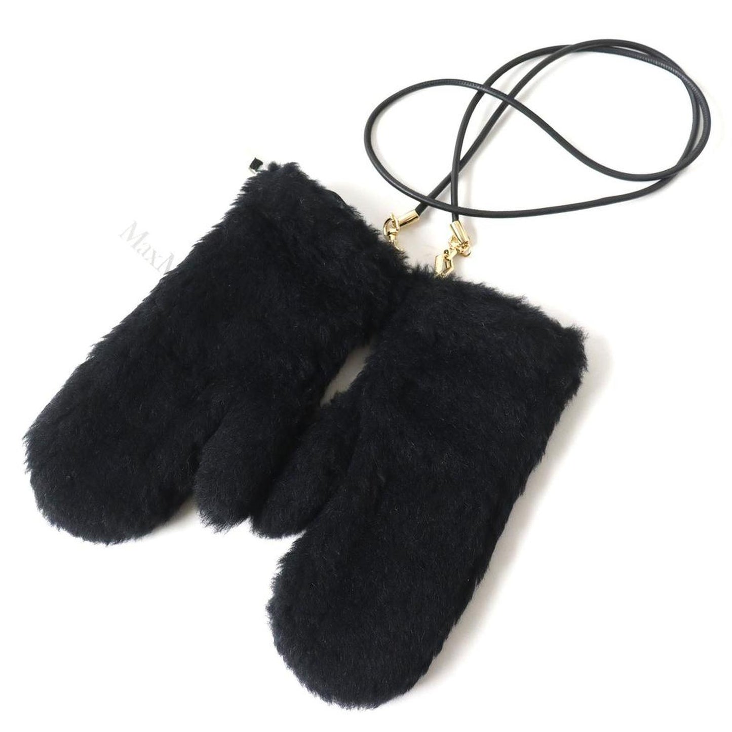 Teddy Alpaca Wool Mittens Gloves ML