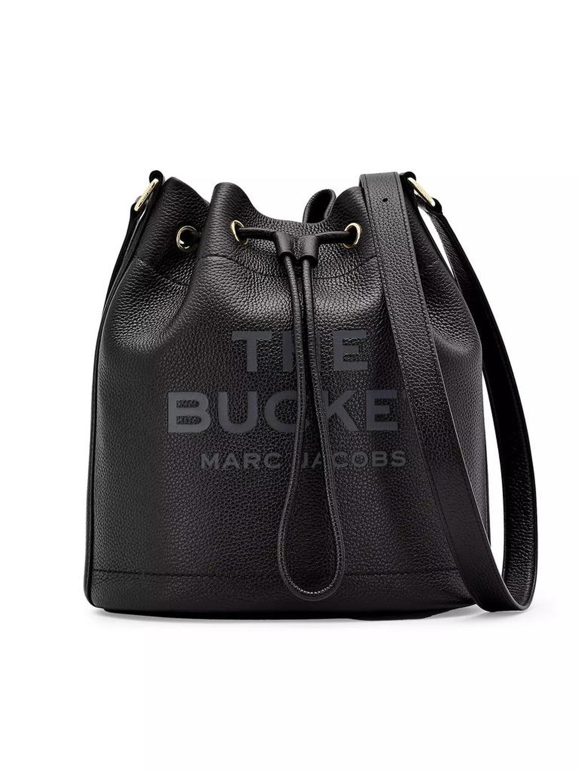 The Shoulder Leather Bucket Bag