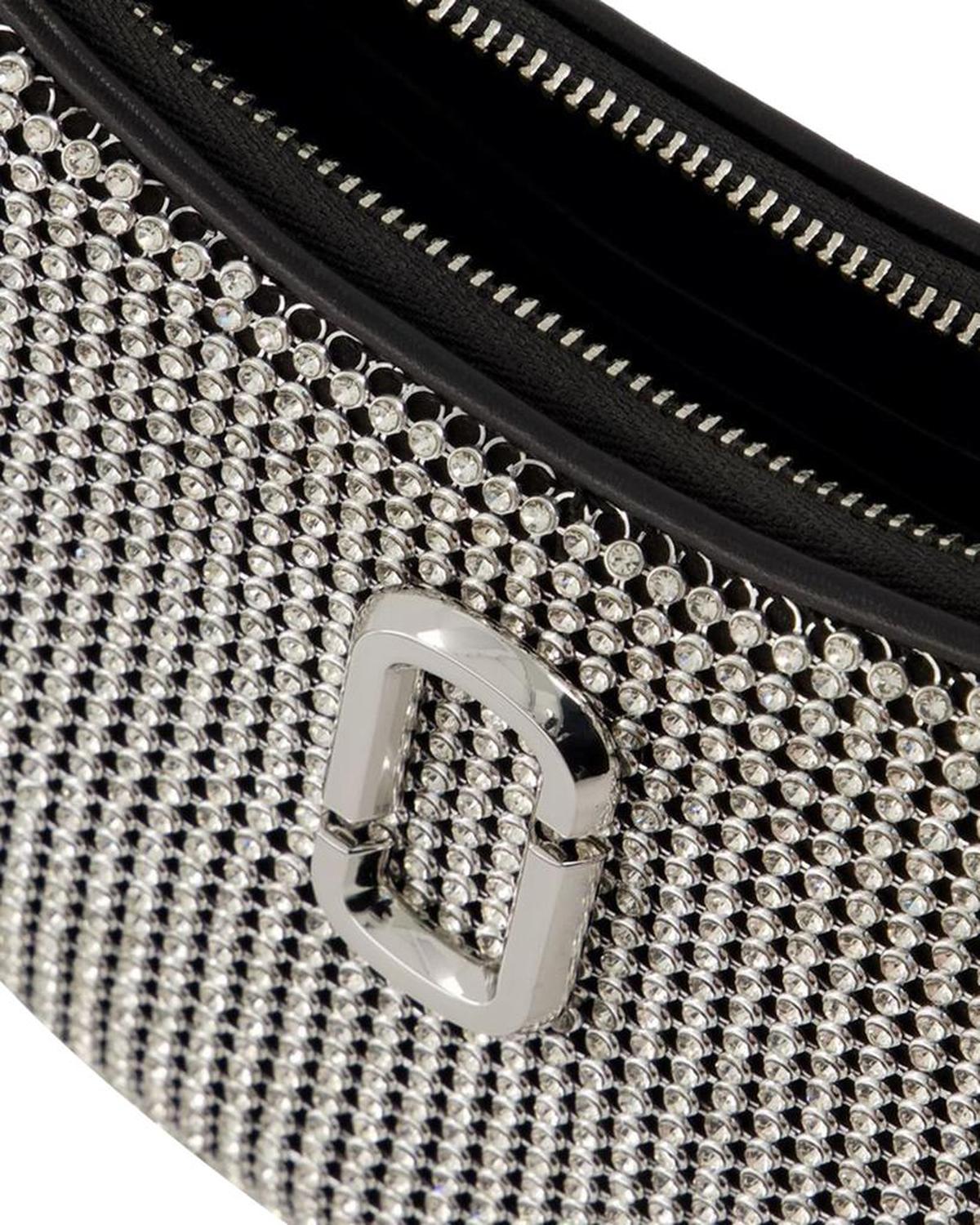 The Small Curve Shoulder Bag - Marc Jacobs - Mesh - Silver