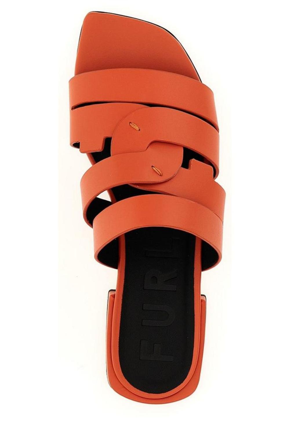 Furla Birkenwood Logo Detailed Sandals