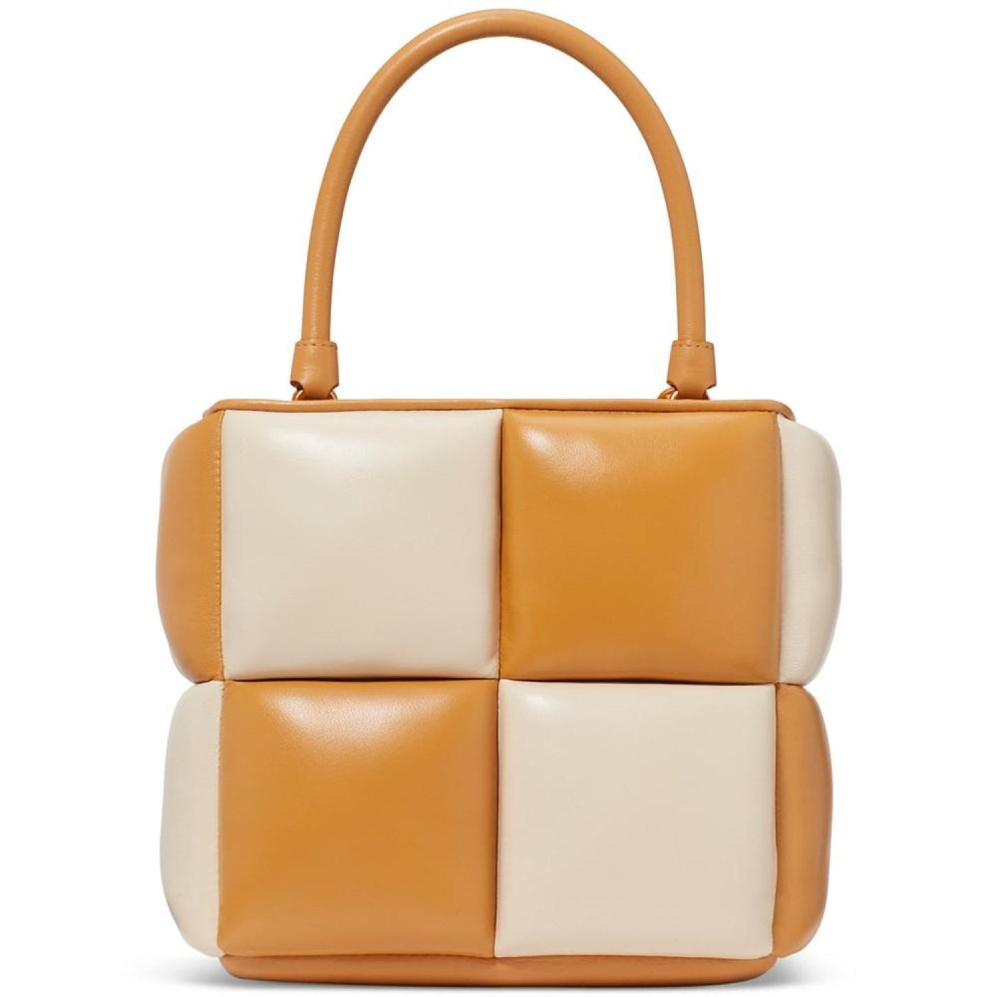 Boxxy Colorblocked Smooth Leather Tote