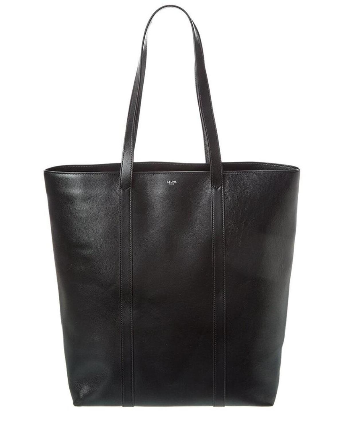 CELINE Museum Leather Tote