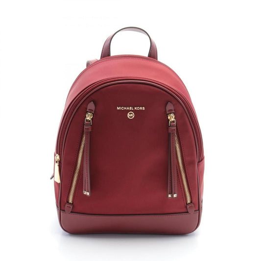 Brooklyn Nylon Leather Backpack