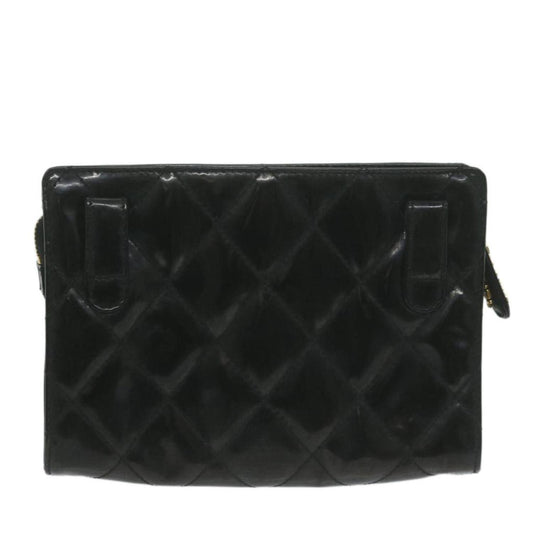 Chanel  Patent Leather Clutch Bag (Pre-Owned)