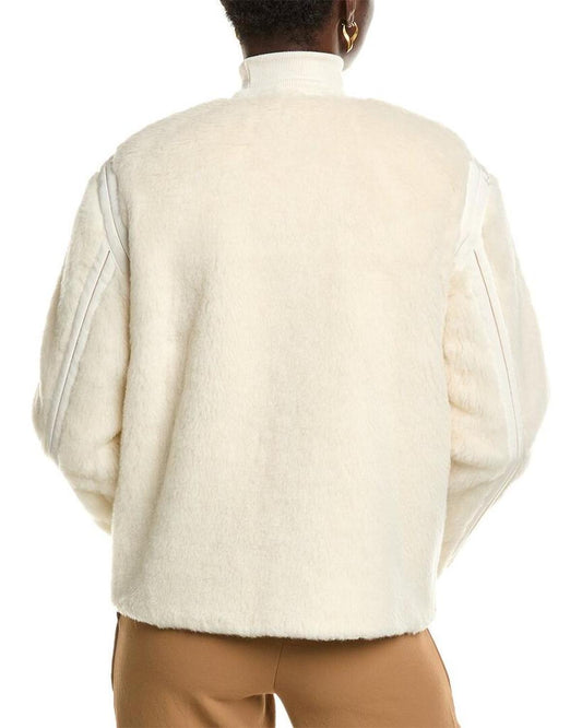 Max Mara Panno Alpaca, Wool & Silk-Blend Coat