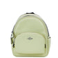 COACH Mini Court Pale Lime Pebbled Leather Shoulder Backpack Women's Bag