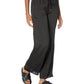 Petite Cheetah Plisse Wide Leg Pants