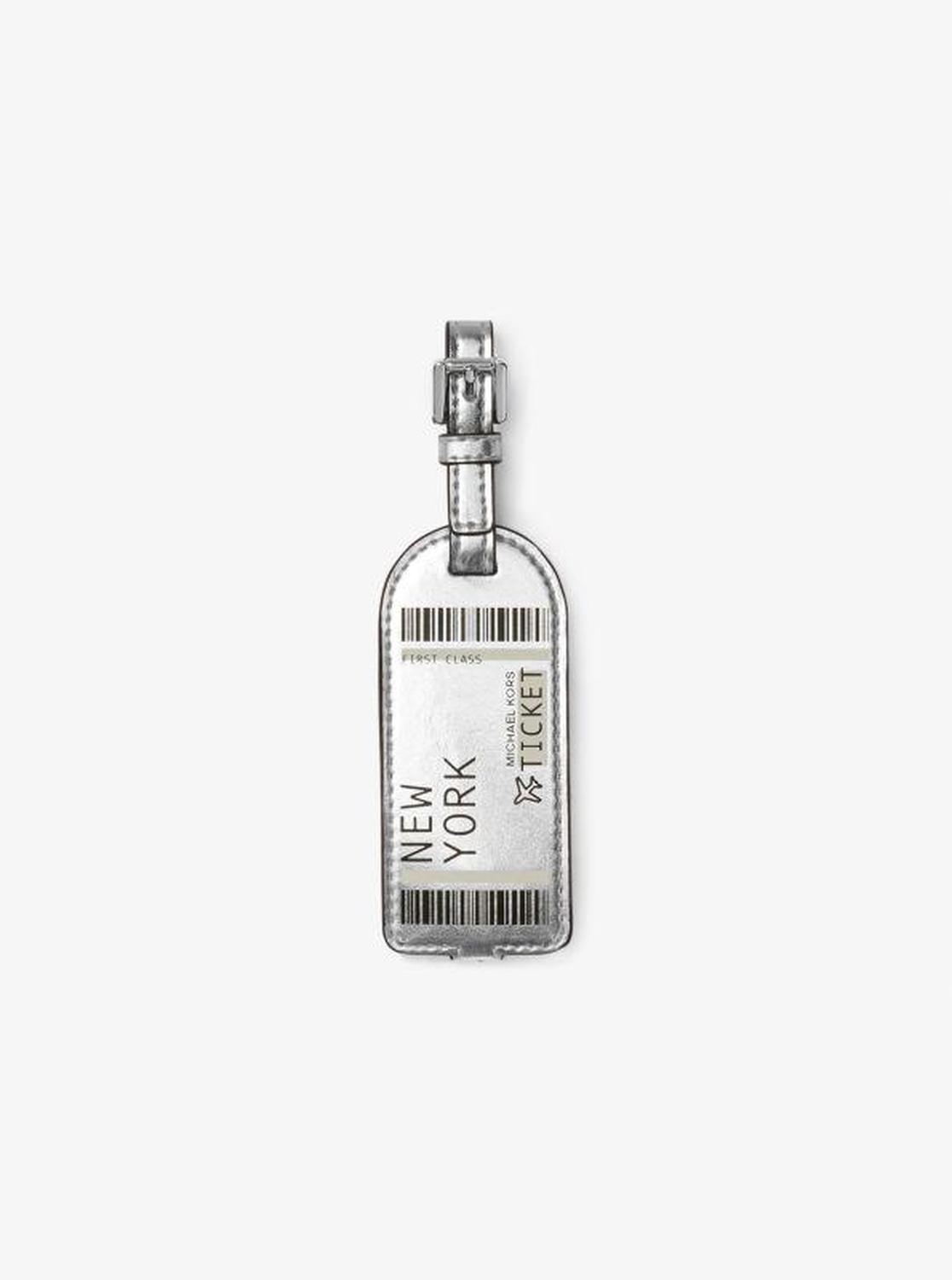 Jet Set Travel Metallic Luggage Tag