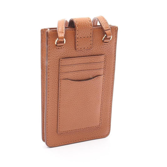 Phone Case Crossbody Shoulder Bag Leather Brown