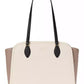 Taylor Colorblocked Pebbled Leather Large Tote