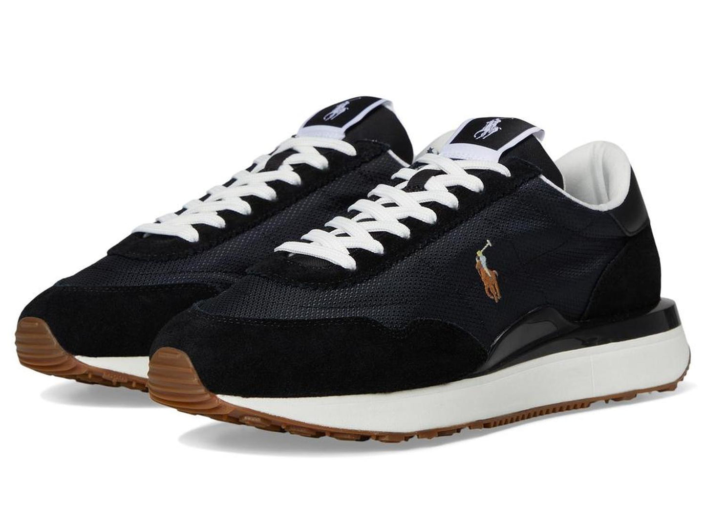 Train 89 Suede-Paneled Sneakers