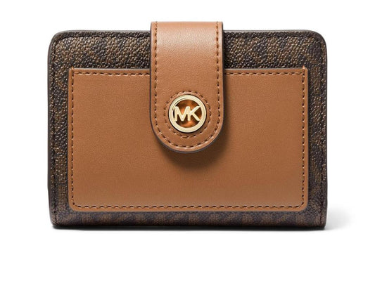 Mk Charm Small Tab Compact Pcoket Wallet