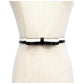 Women's 19mm Double Leather Bow Belt