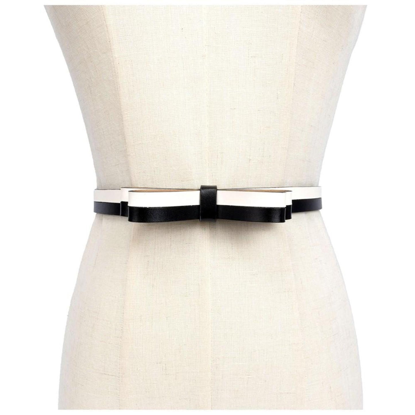 Women's 19mm Double Leather Bow Belt