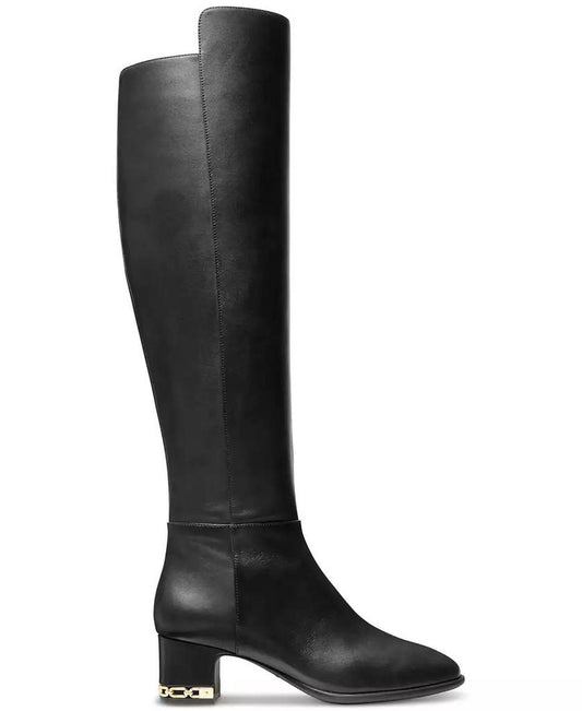 Women's June Leather Knee High Riding Boots