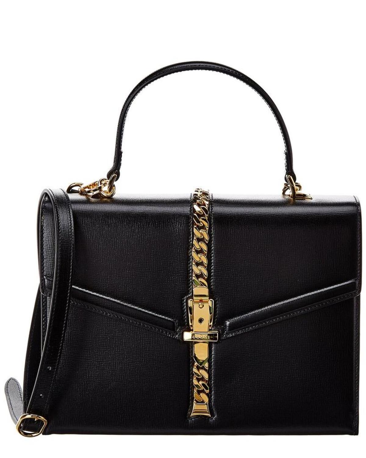 Gucci Sylvie 1969 Small Leather Shoulder Bag