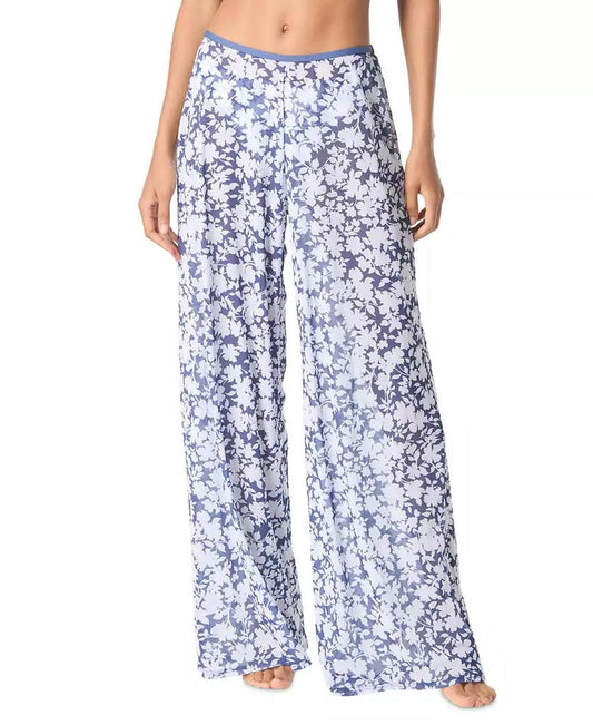 MICHAEL Women's Floral Print Cover-Up Pants